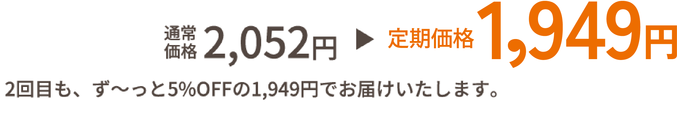 初回価格（初めての方） 980円